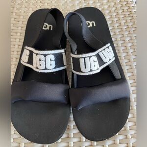 UGG Black Sandals Youth Size 2